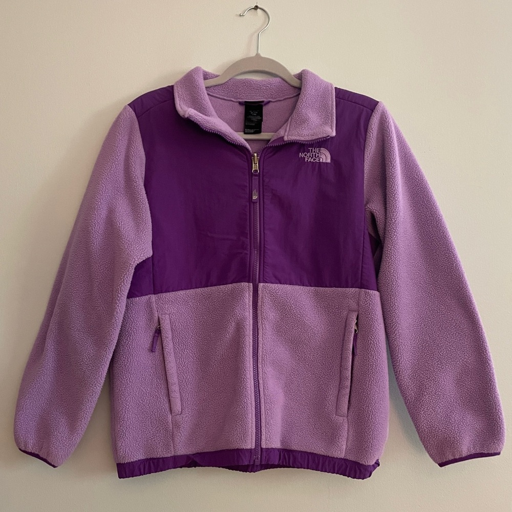 The North Face Kids Lavender and Purple Denali Fleece Jacket
